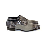 Corrente C012-5796 Cap Toe Fake Lace Shoes Grey