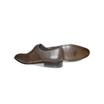 Corrente C0142-5691 Cap Toe Fake Lace Deerskin Shoes Brown