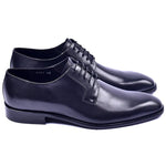 Corrente C01501-6291 Plain Toe Lace Up Shoes Black