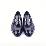 Corrente C02006-5760 H Patent Leather Loafers Black