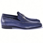 Corrente C02009-5760 H Buckle Loafers Navy