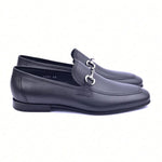 Corrente C02020-6091-2 Loro Design Leather Loafers Black