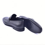 Corrente C02020-6091-2 Loro Design Leather Loafers Black