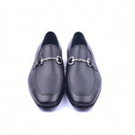 Corrente C02020-6091-2 Loro Design Leather Loafers Black