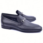 Corrente C02020-6091-2 Loro Design Leather Loafers Black