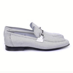 Corrente C02021-6091-2 Loro Design Leather Loafers White