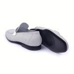 Corrente C02021-6091-2 Loro Design Leather Loafers White