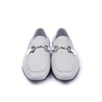 Corrente C02021-6091-2 Loro Design Leather Loafers White
