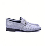Corrente Ostrich Loafers Grey