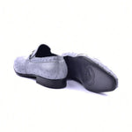 Corrente Ostrich Loafers Grey