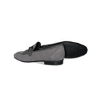 Corrente C026-4728S Suede Kilttie Buckle Loafer Shoes Smoke