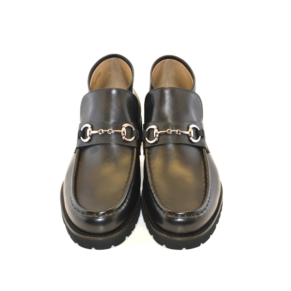 Corrente C029-5786 Bit Buckle Ankle Boots Black