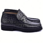 Corrente C03023-5786 Hornback Print Boots Black