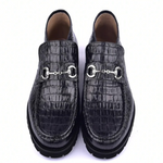 Corrente C03023-5786 Hornback Print Boots Black