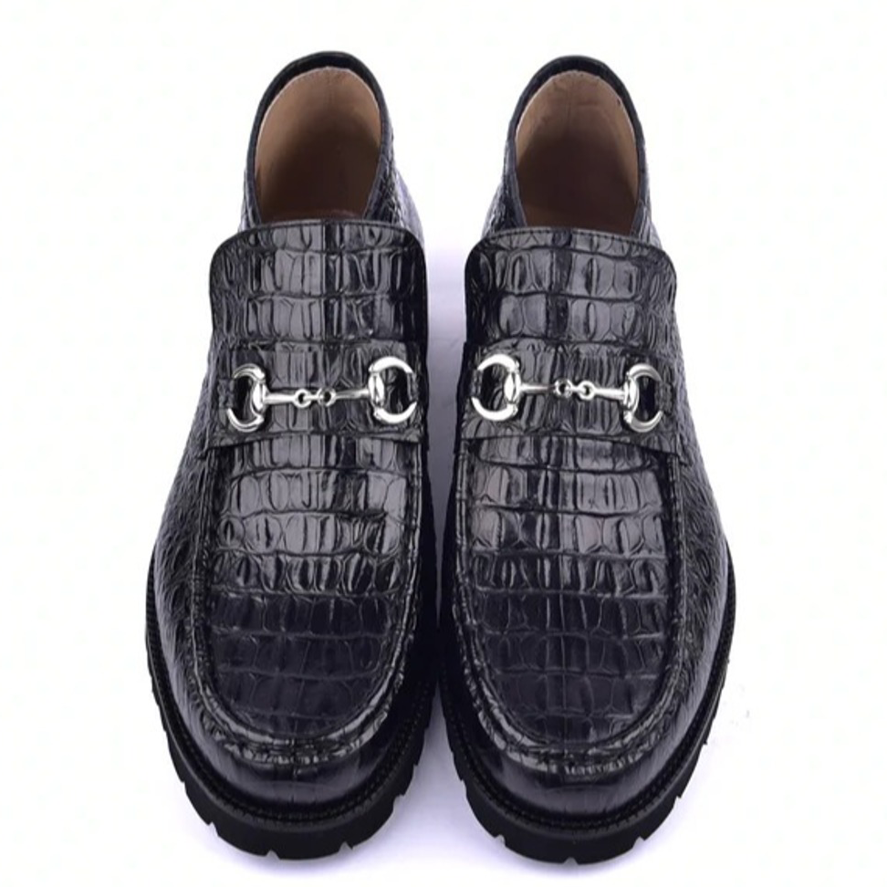 Corrente C03023-5786 Hornback Print Boots Black