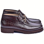 Corrente C03024-5786 Hornback Print Boots Brown