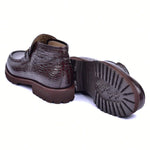 Corrente C03024-5786 Hornback Print Boots Brown