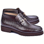 Corrente C03024-5786 Hornback Print Boots Brown