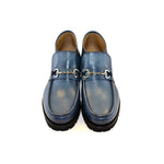 Corrente C031-5786 Bit Buckle Ankle Boots Ocean Blue