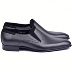 Corrente C04201-4748 Calfskin Tuxedo Loafers Black
