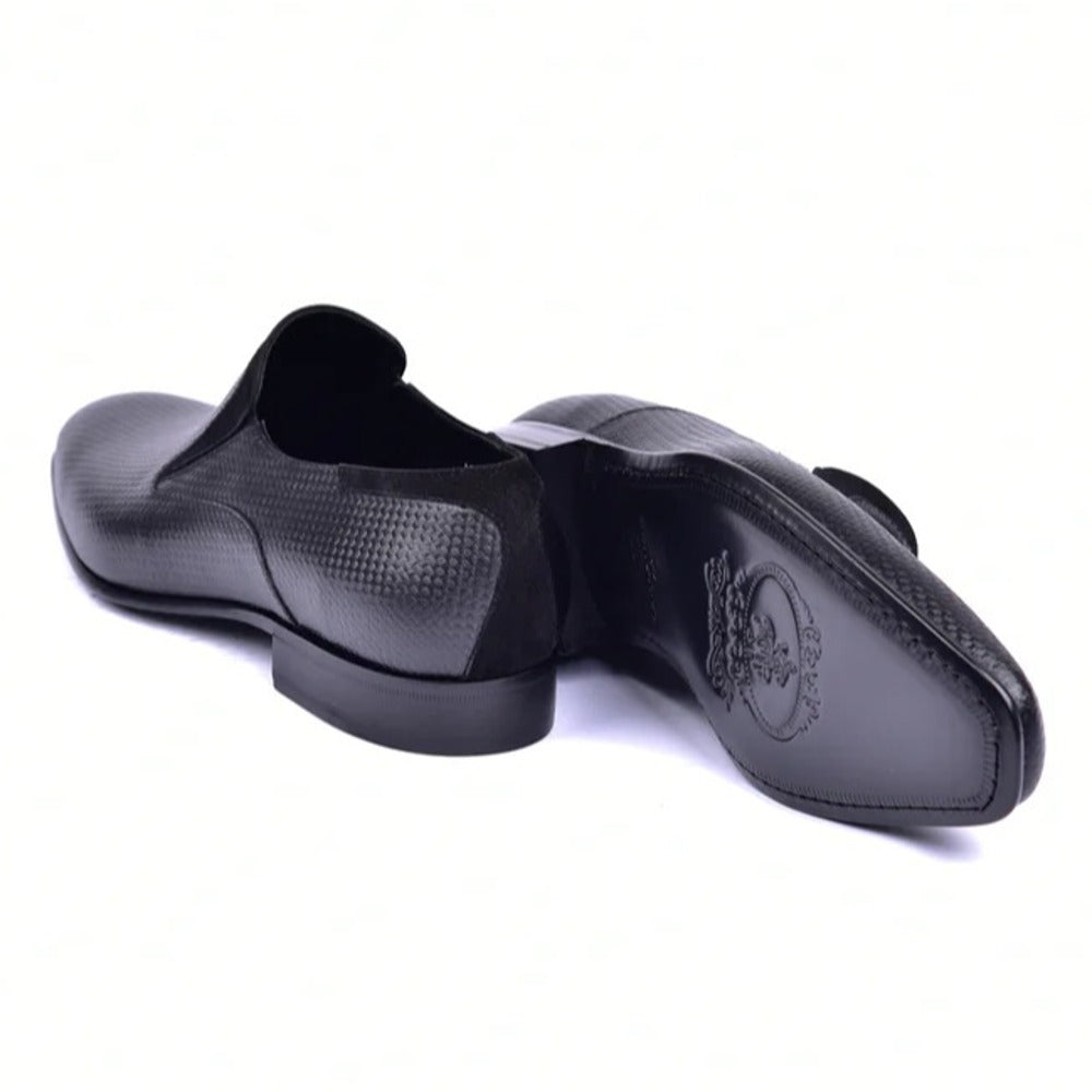 Corrente Tuxedo Loafers Black Size 11