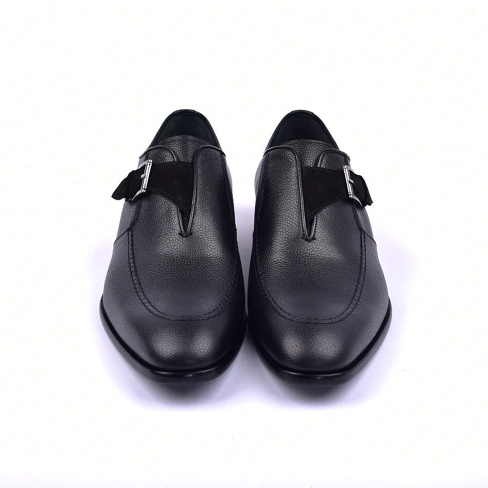 Corrente C05-6471 Monkstrap Shoes Black