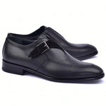 Corrente C05-6471 Monkstrap Shoes Black
