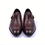 Corrente C051-6471 Monkstrap Shoes Brown