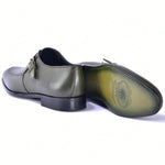 Corrente C052-6471 Monkstrap Shoes Green