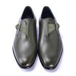 Corrente C052-6471 Monkstrap Shoes Green