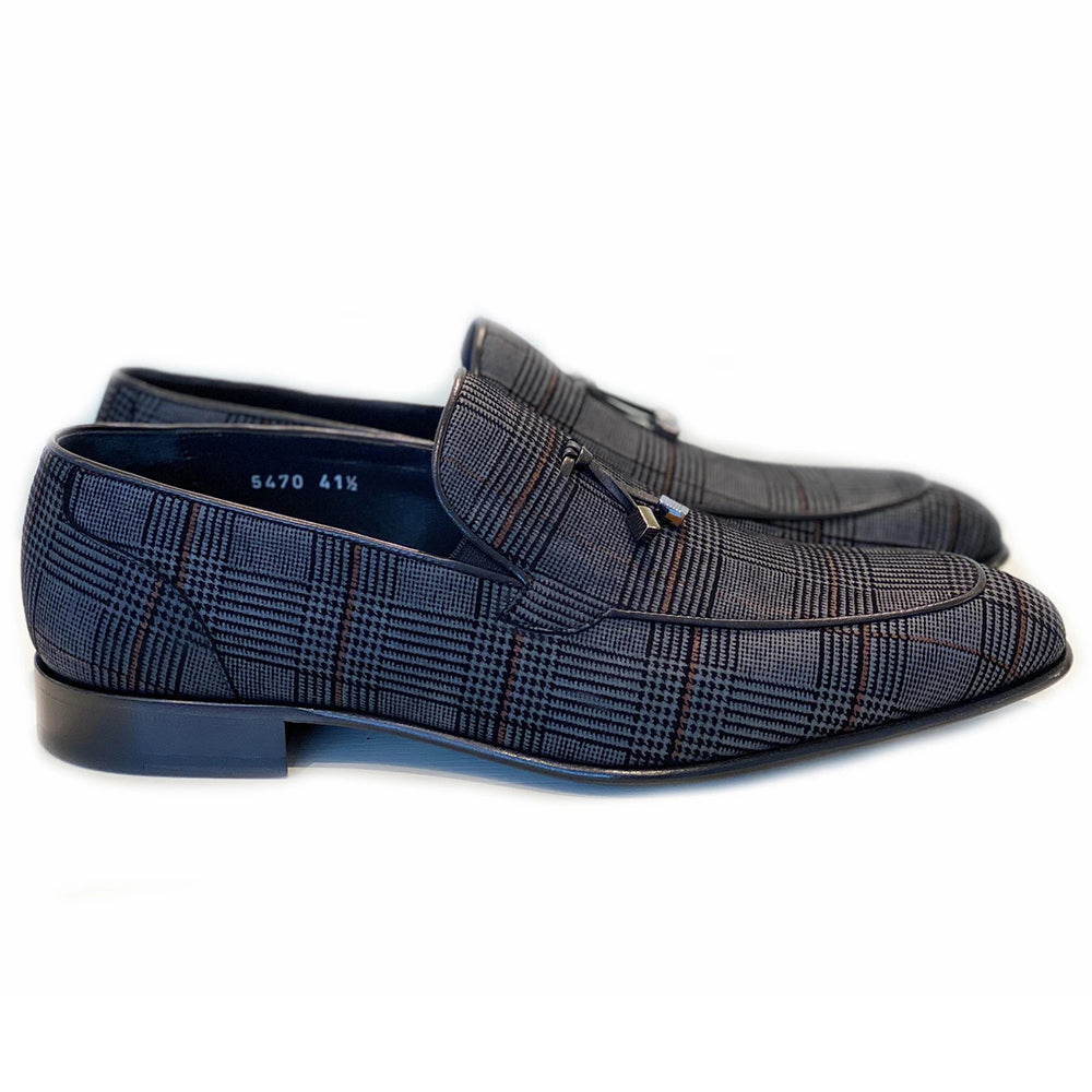 Corrente C098-5470 Plat Tassel Loafers Black