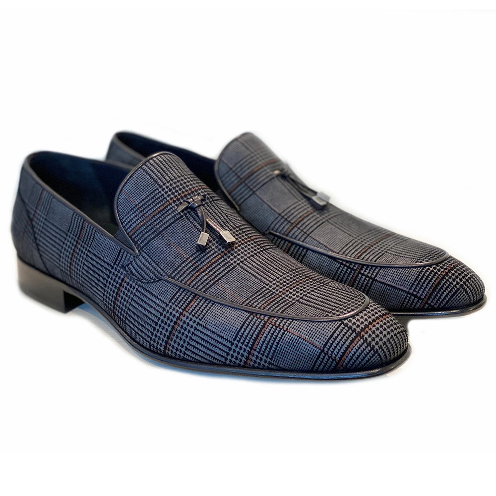 Corrente C098-5470 Plat Tassel Loafers Black