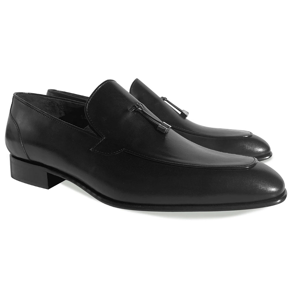 Corrente C099-5470HS Tassel Loafers Black