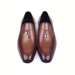 Corrente C09901-5470HS Tassel Loafers Brown