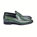 Corrente C09902-5470HS Tassel Loafers Green