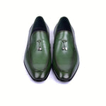 Corrente C09902-5470HS Tassel Loafers Green