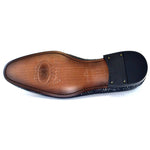 Corrente C111-4428 Python Buckle Loafers Black Multi