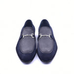 Corrente C11107-6376S Two Tone Suede Bit Loafers Navy