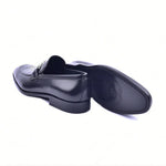 Corrente C11108-6376 Croco Vamp Loafers Black