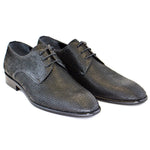 Corrente C112-5596 Python Lace up Shoes Black