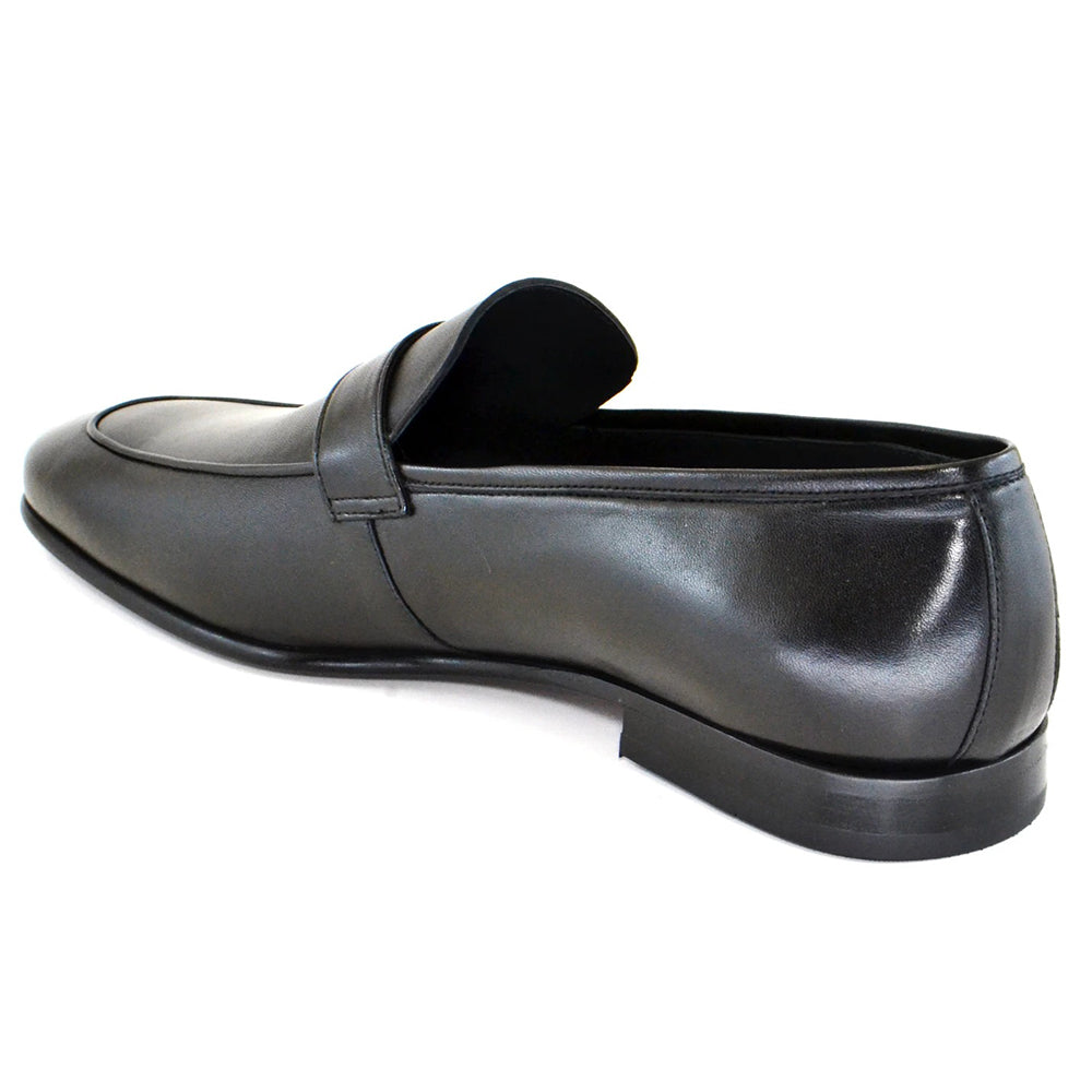 Corrente C113-5605 Side Logo Loafers Black