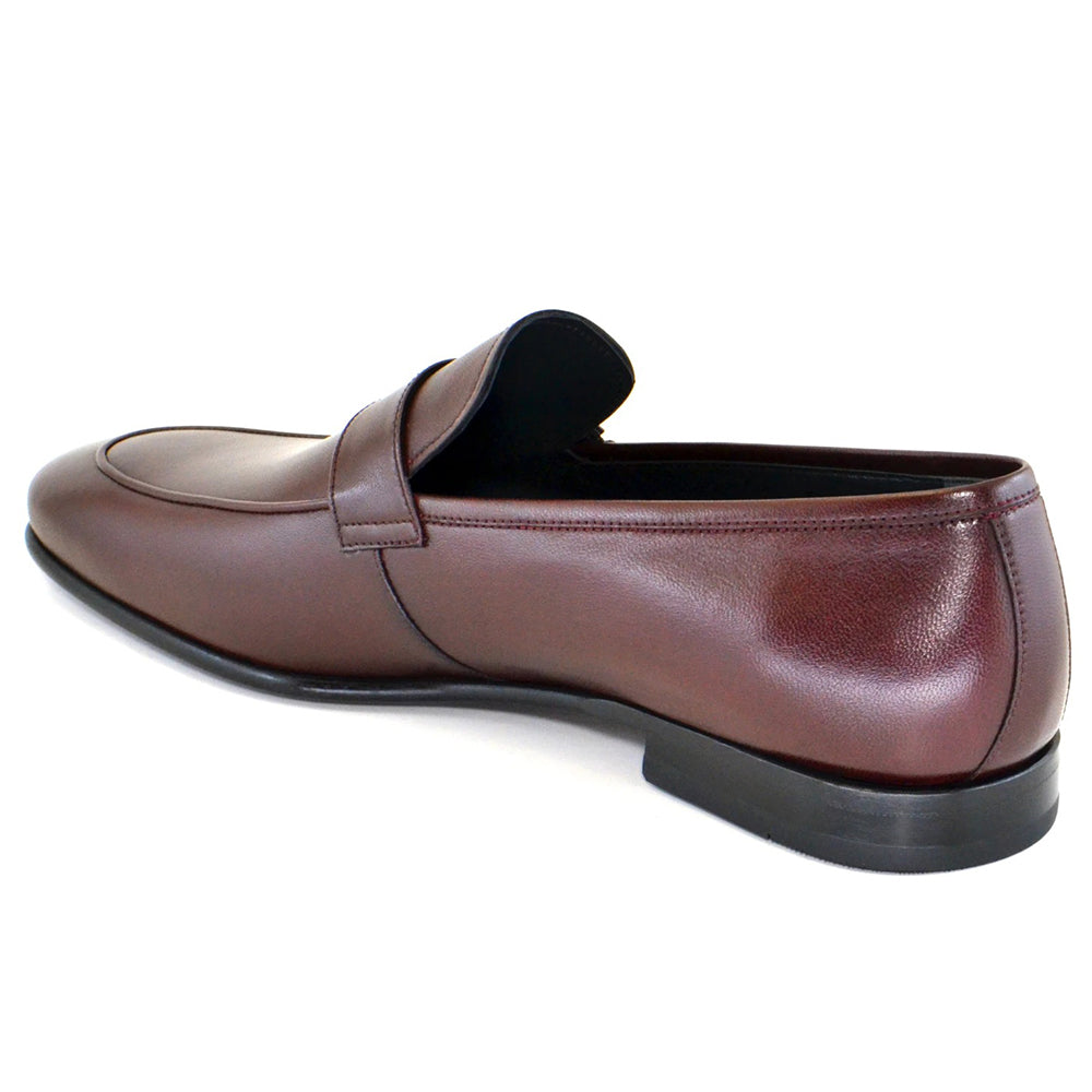 Corrente C114-5605 Side Logo loafers Burgundy