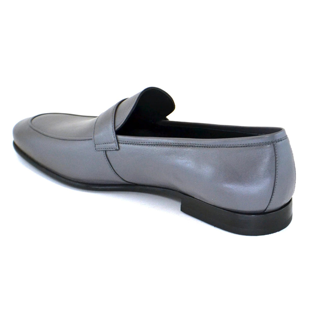 Corrente C116-5605 Side Logo Loafers Gray