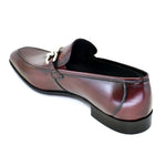 Corrente Bit Buckle Loafers Burgundy