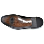 Corrente C130-3417HS Perforated Suede Loafers Black