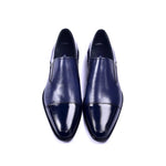 Corrente Cap Toe Loafers Navy