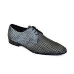 Corrente C149-2414 Nubak Perforated Lace Up Shoes Grey