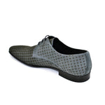 Corrente C149-2414 Nubak Perforated Lace Up Shoes Grey