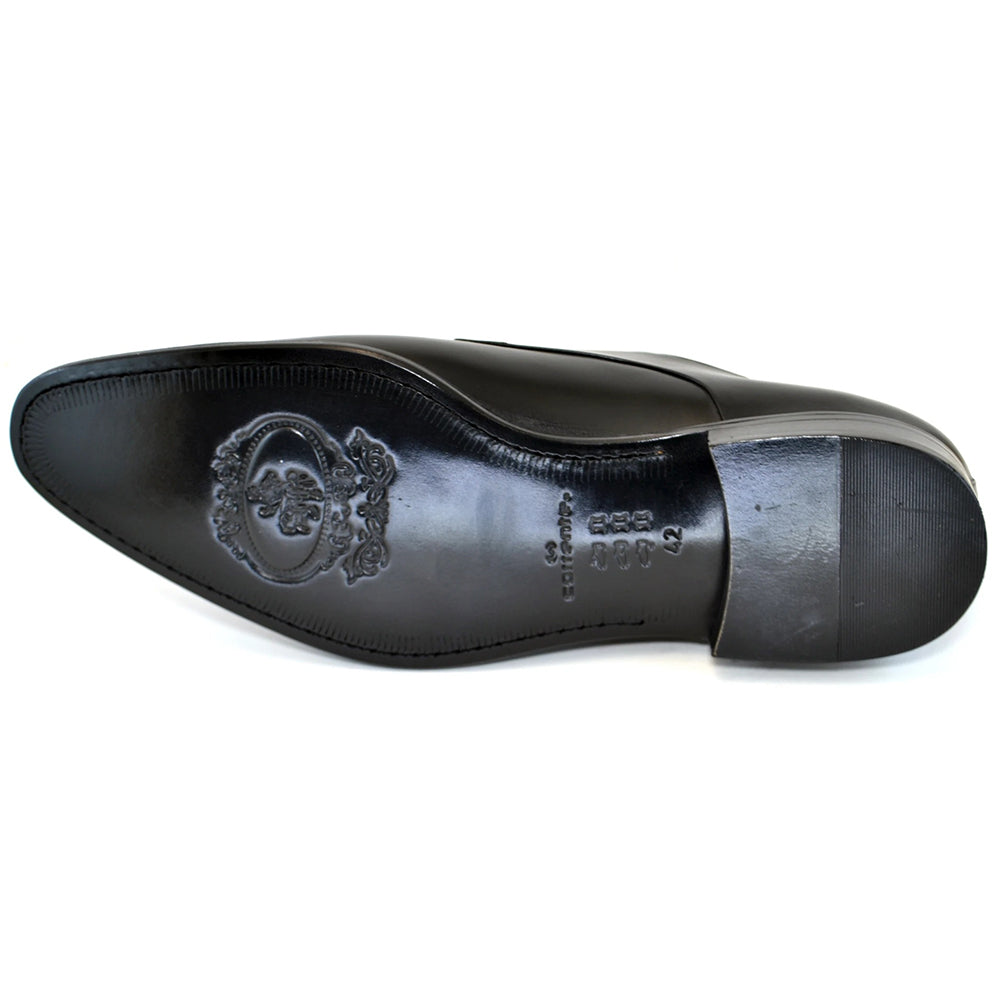 Corrente C156-5235 Double Monk Strap Shoes Black