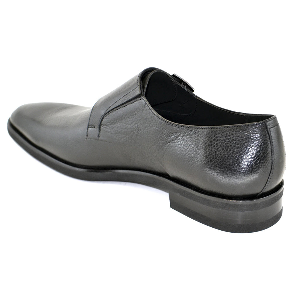 Corrente C158-5235HS Double Monk Strap Shoes Black